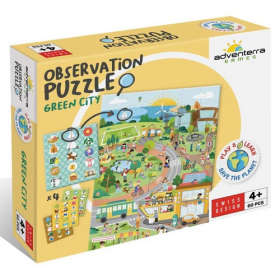 Postřehové puzzle Ekologické město