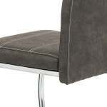 Jídelní židle, šedá, látka, HC-483 GREY3