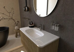 Umyvadlová baterie SAT Aurum bez výpusti broušený gun metal SATBAUR271BGM SATBAUR271BGM