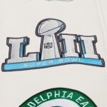 Mitchell & Ness Pánská bunda Philadelphia Eagles NFL Dusted Varsity Créme Velikost: XL