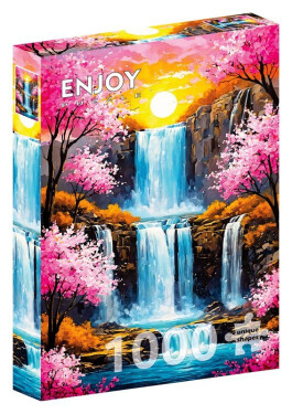 Puzzle Třešňový vodopád 1000 dílků