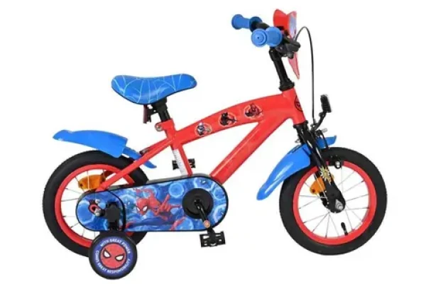 Volare Spiderman 12" červená CB / Dětské jízdní kolo (05-VOL/20502-CB12)