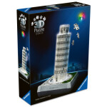 Puzzle 3D Iconics: Šikmá věž v Pise Noční edice
