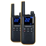 SENCOR SMR 700 žlutá / 2x vysílačka / LCD / VOX / 16 kanálů (8590669381449)