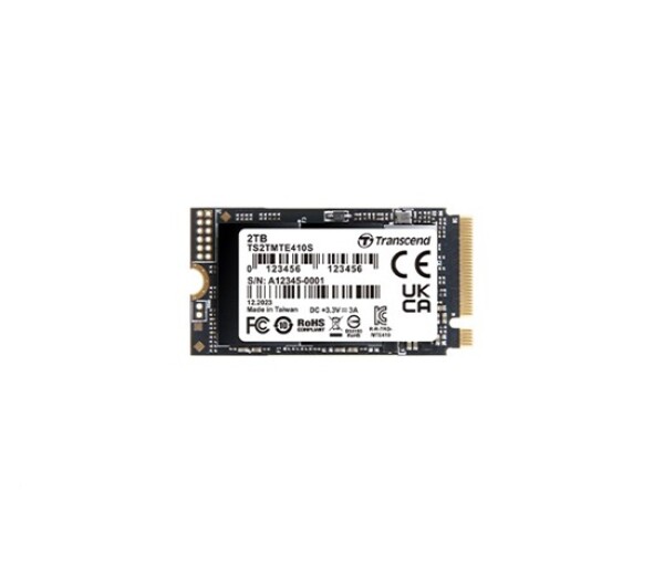 TRANSCEND SSD 256GB 410S, M.2 2242, PCIe Gen4x4, NVMe, 3D TLC, DRAM-less EDF_985301