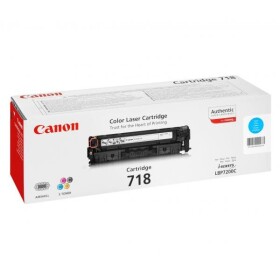 Canon CRG-718C, azurový, 2661B002 - originální toner