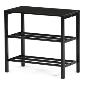 Botník, 1 police, černý matný lak