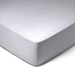 DekorTextil Jersey napínací prostěradlo šedé ROZMĚR: (š/d/v) 100 x 220 x 20 cm