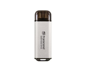 TRANSCEND Externí SSD ESD300S 2TB, External SSD, USB 10Gbps, Type C, stříbrná EDF_985290