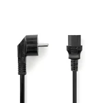 Nedis Napájecí kabel černá / Napájecí kabel / Typ F - IEC-320-C13 / 10 m / Poniklované konektory (CEGL10015BK100)