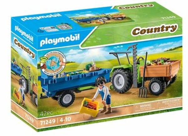 Playmobil® Country 71249 Traktor s přívěsem