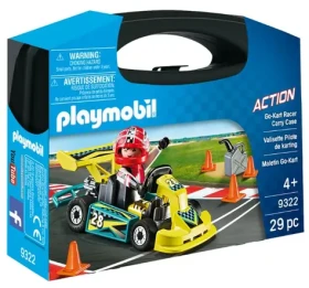 Playmobil 9322 Přenosný kufřík - Motokárový závodník / 29 součástek / od 4 let (9322-PL)