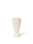 Ferm LIVING Designová váza Fountain Off White 23 cm, bílá barva, keramika