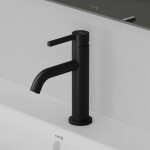 KLUDI - Nova Fonte Umyvadlová baterie s výpustí Push-Open, EcoPlus, matná černá 202893915
