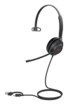 Yealink UH37 Mono (MS Teams) černá / Mono náhlavní souprava / mikrofon / USB-C USB-A / kabel 1,2 m (1308142)