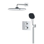 GROHE - Vitalio Comfort Sprchový set s termostatem pod omítku, 25x25 cm, 2 proudy, chrom 34882000