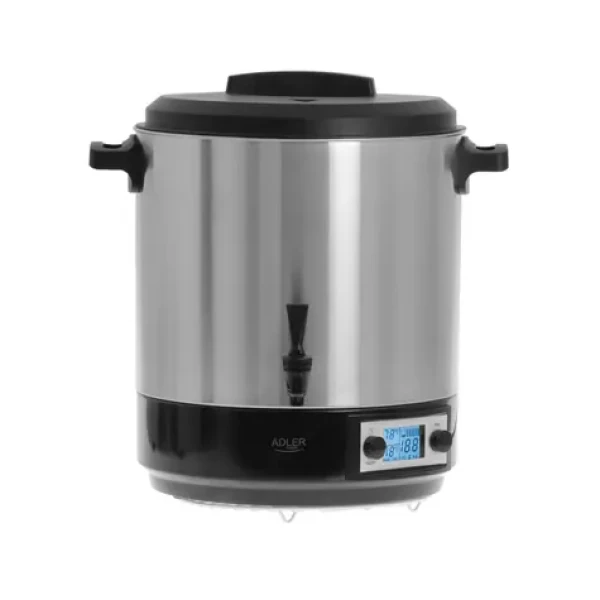 Adler AD 4496 stříbrná / Pasterizační hrnec / 2600 W / 28 L / 30–100 °C / LCD displej (AD 4496)