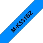 Brother MK531BZ / Kazeta s páskou / Nelaminovaná / Modrá/Černá / 12 mm / 8 m (MK531BZ)