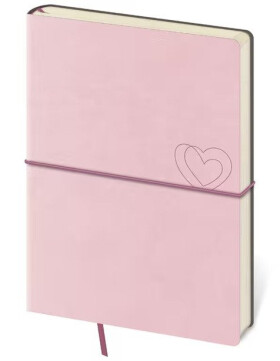 Zápisník FLEXIO Light Rose - linkovaný L