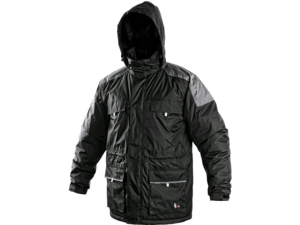 CXS FREMONT Pánská bunda zimní - černá 2XL 121000581096