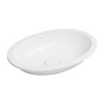 OMNIRES - SHELL M+ umyvadlo zapuštěné do desky, 48 x 31 cm, matná bílá SHELL480UPBM