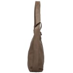 Trendový dámský kožený kabelko-batoh Haleth, taupe