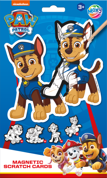 Magnetické vyškrabávací obrázky Tlapková patrola 10 ks - Craft Creative