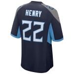 Nike Pánský dres Tennessee Titans NFL Derrick Henry #22 Game Football - Tmavě modrá Velikost: S