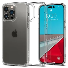 Pouzdro SPIGEN ULTRA HYBRID IPHONE 14 PRO MAX FROST čiré