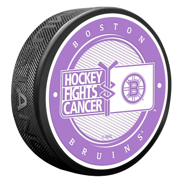 Mustang Puk Boston Bruins NHL Hockey Fights Cancer