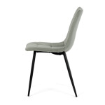 Jídelní židle, zelená, sametová látka, DCL-X7015 GRN2