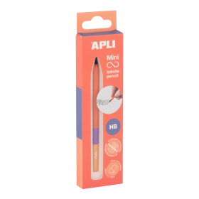 Nekonečná tužka Apli Mini, trojbarevné tělo, HB - oranžová