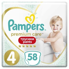Pampers Premium care 4 Pants, 58ks, 9-15kg