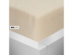 Stanex Froté napínací prostěradlo smetanové ROZMĚR: (š/d/v) 90 x 200 x 20 cm