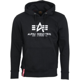 Alpha Industries Mikina Basic Hoody černá XL
