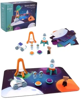 JOUÉCO Puzzle Vesmírná stanice