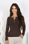 ZARITA BLOUSE Čokoláda M