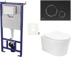 Závěsný WC set do lehkých stěn / předstěnová SAT BREVIS SIKOSSBRTOR78K SIKOSSBRTOR78K