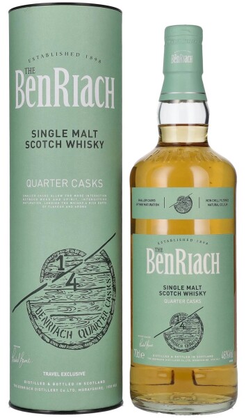 BenRiach QUARTER CASKS Single Malt Scotch Whisky 46% 0,7 l (tuba)