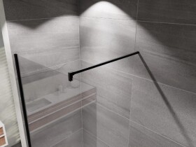 Lansanit - Vzpěra pro Walk-IN, L=1200 mm, černá BKT-H-B