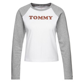 Dámské Tričko s dlouhým rukávem UW0UW01906-101 - Tommy Hilfiger XS