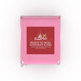 SweetArt potahovací a modelovací hmota vanilková Pink (250 g)