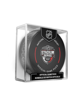 Inglasco / Sherwood Puk 2023 NHL Stadium Series Raleigh Official Game Puck