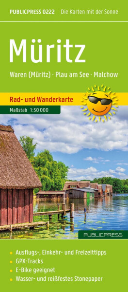 Müritz 1:50 000 / cyklistická a turistická mapa