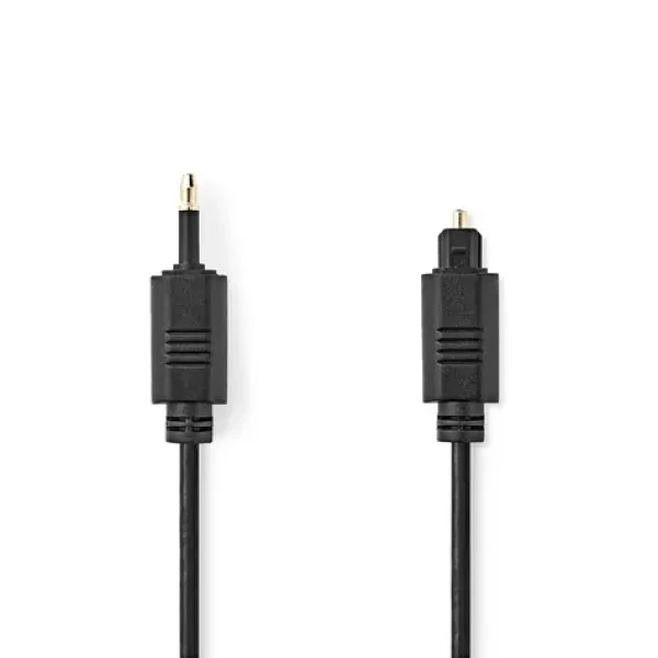 Nedis Optický audio kabel TosLink (M) - Mini-Toslink (M) 1.00 m černá (CAGL25100BK10)