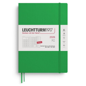 Monthly Planner & Notebook 2026 Composition (B5) 16 Months Spring Leaf