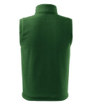 Next fleece vesta unisex lahvově zelená S