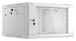 Lanberg WF01-6606-10S šedá / Nástěnný rozvaděč / 19" / 6U / 600×600 mm / prosklené dveře / flat pack (WF01-6606-10S)