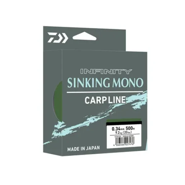 Daiwa Vlasec Infinity Sinking Mono Olive 500m 0,340mm (12766-034)