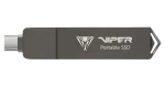 Patriot VIPER PVP30 512GB černá / Externí SSD / R: 1000MBs / W: 1000MBs / USB-C 3.2 Gen 2 (PVP30512G28UDG)